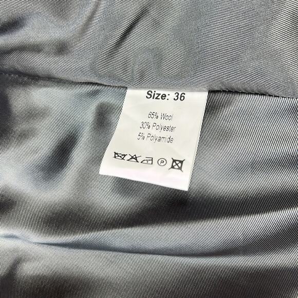 Maria Westerlind limited edition Lovis grey long wool blend peacoat,36 or small - Picture 11 of 13